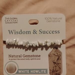 White Howlite Gemstone Bracelet